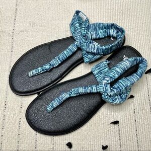 Sanuk Ella Print Yoga Sling Womens Sandals 11
